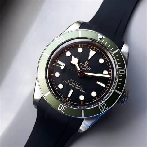 tudor black bay end links|tudor rubber strap clasp.